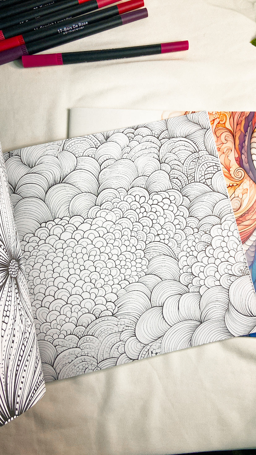 Nature Pattern Coloring book