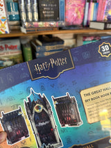 Harry Potter Hogwarts Great Hall Book Nook Kit – DIY 3D Wooden Puzzle with LED Lights