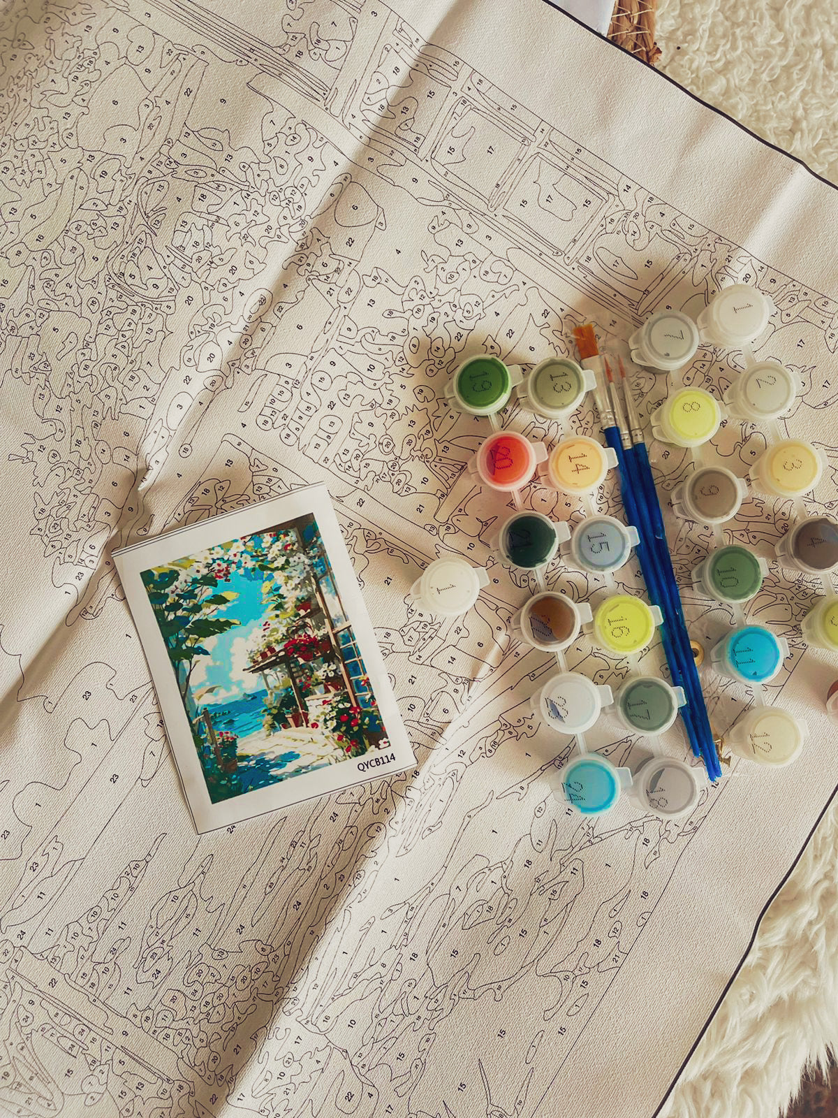 Paint by Numbers Kit -Beach 40x50 cm