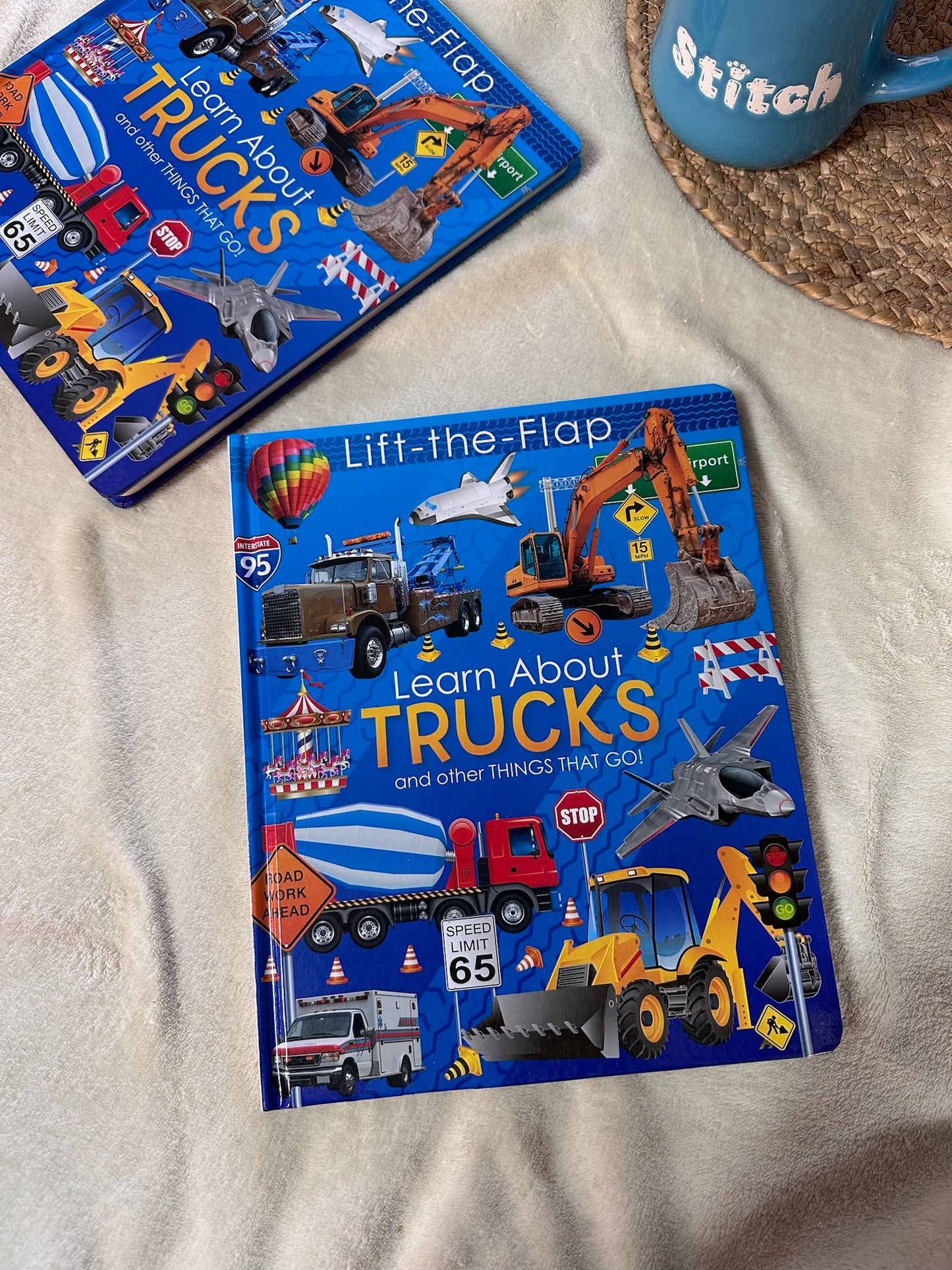 Learn About Trucks and Other things that go - Lift the Flap Activity Kids Books - Childrens Books, Toddler Books