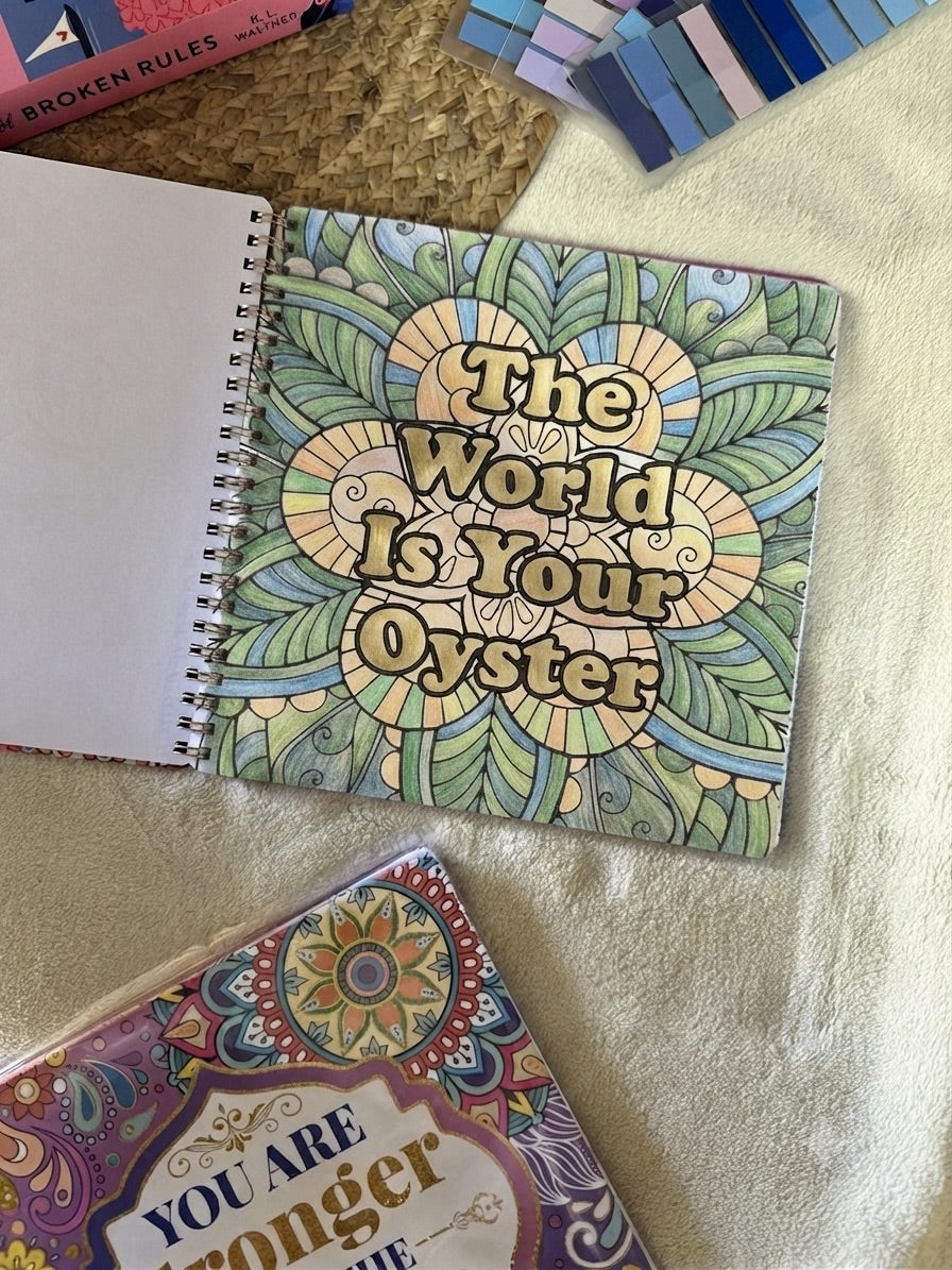 Coloring Book for Adults 30 Pages Inspirational Quotes, Relax and Relieve Anxiety