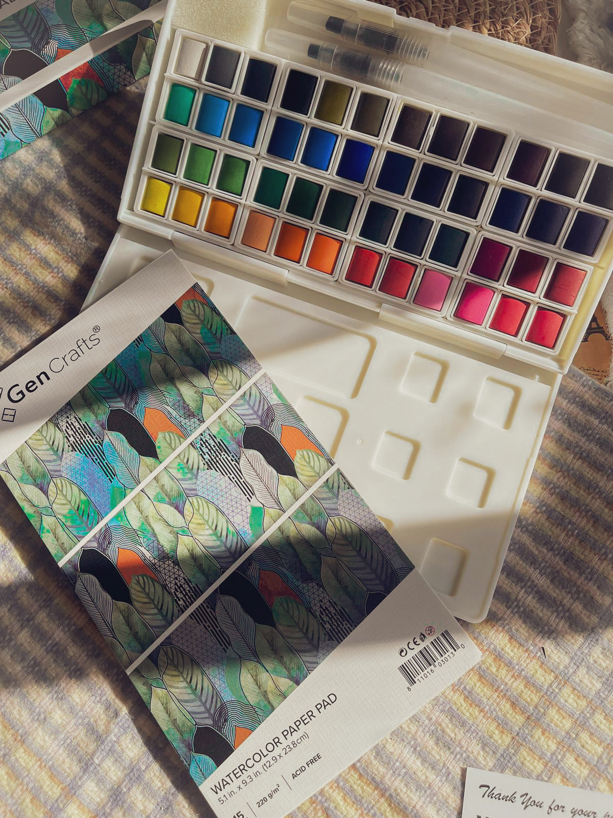 Watercolor Paint Palette 48 Premium Colors
