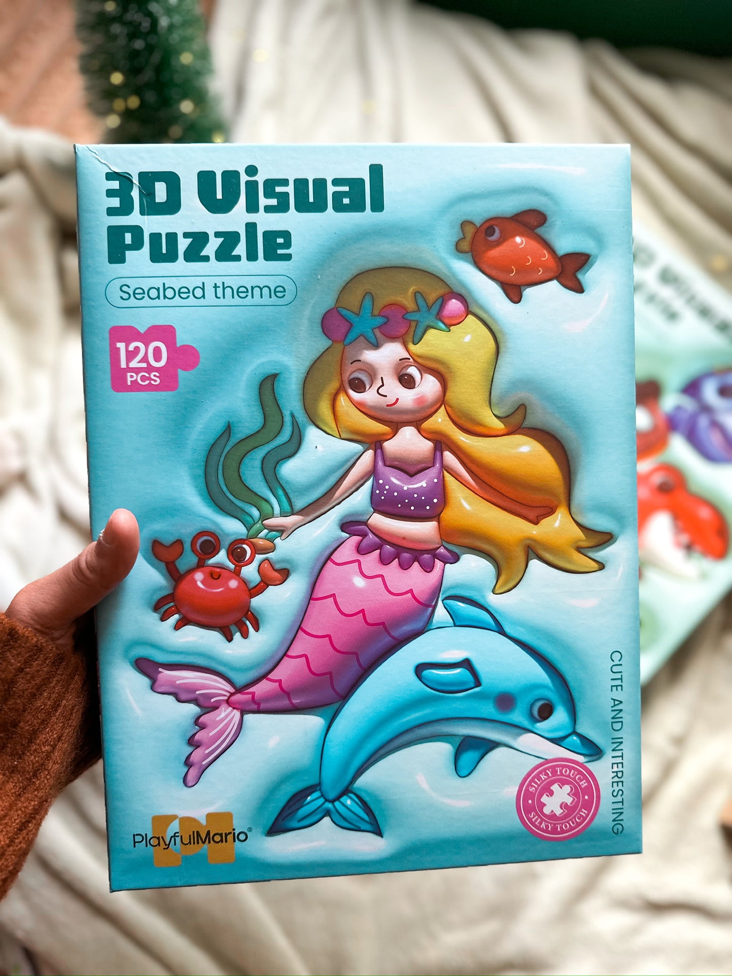 Mermaids 3D visual puzzle. 120 pcs