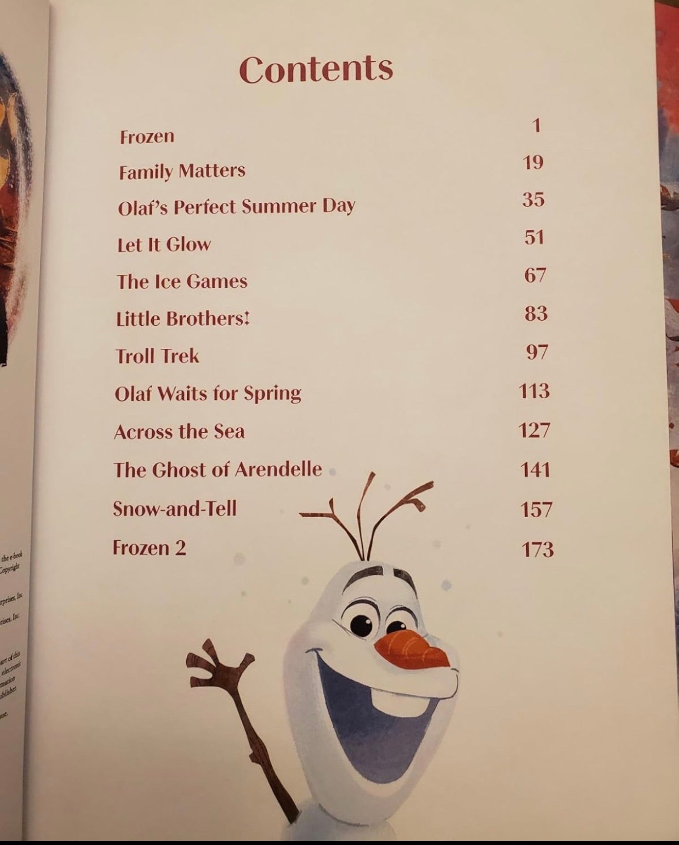 Disney Frozen 5 Minute Stories
