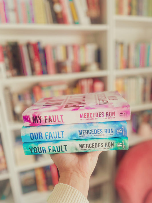 Culpable Series 3 Books Set by Mercedes Ron - My Fault, Your Fault, Our Fault