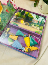 Princess My Busy Books - Storybook, 10 figurines, playmat