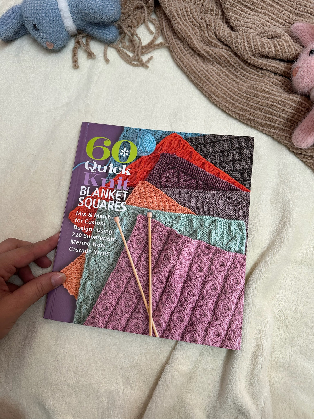 60 Quick Knit Blanket Squares: Mix & Match