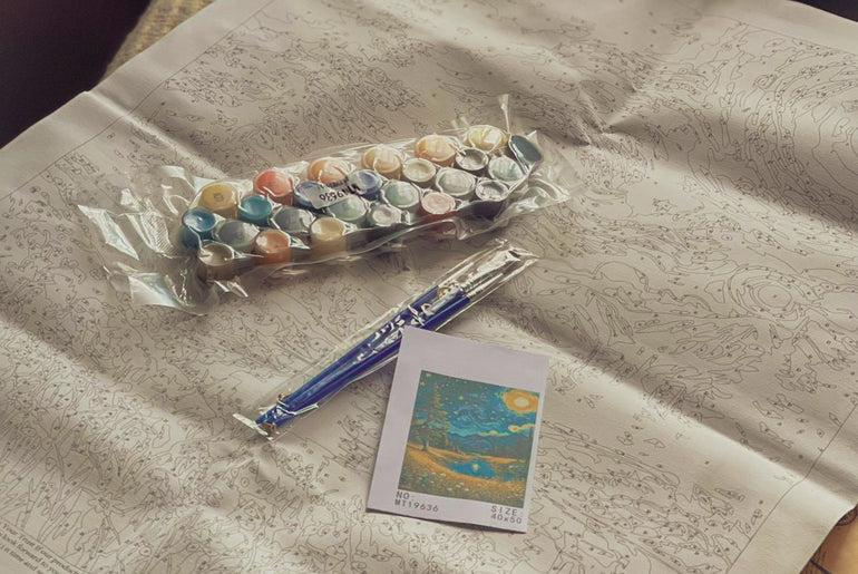 Paint by numbers | Lake Boat