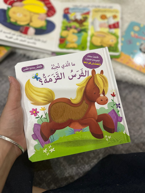 ما الذي تحبه الفرس | التعلم بحاسة اللمس