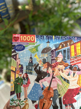 1000 Piece Puzzle - Music in Montreal Jigsaw Puzzle with Recycled Board & Vegetable-Based Ink