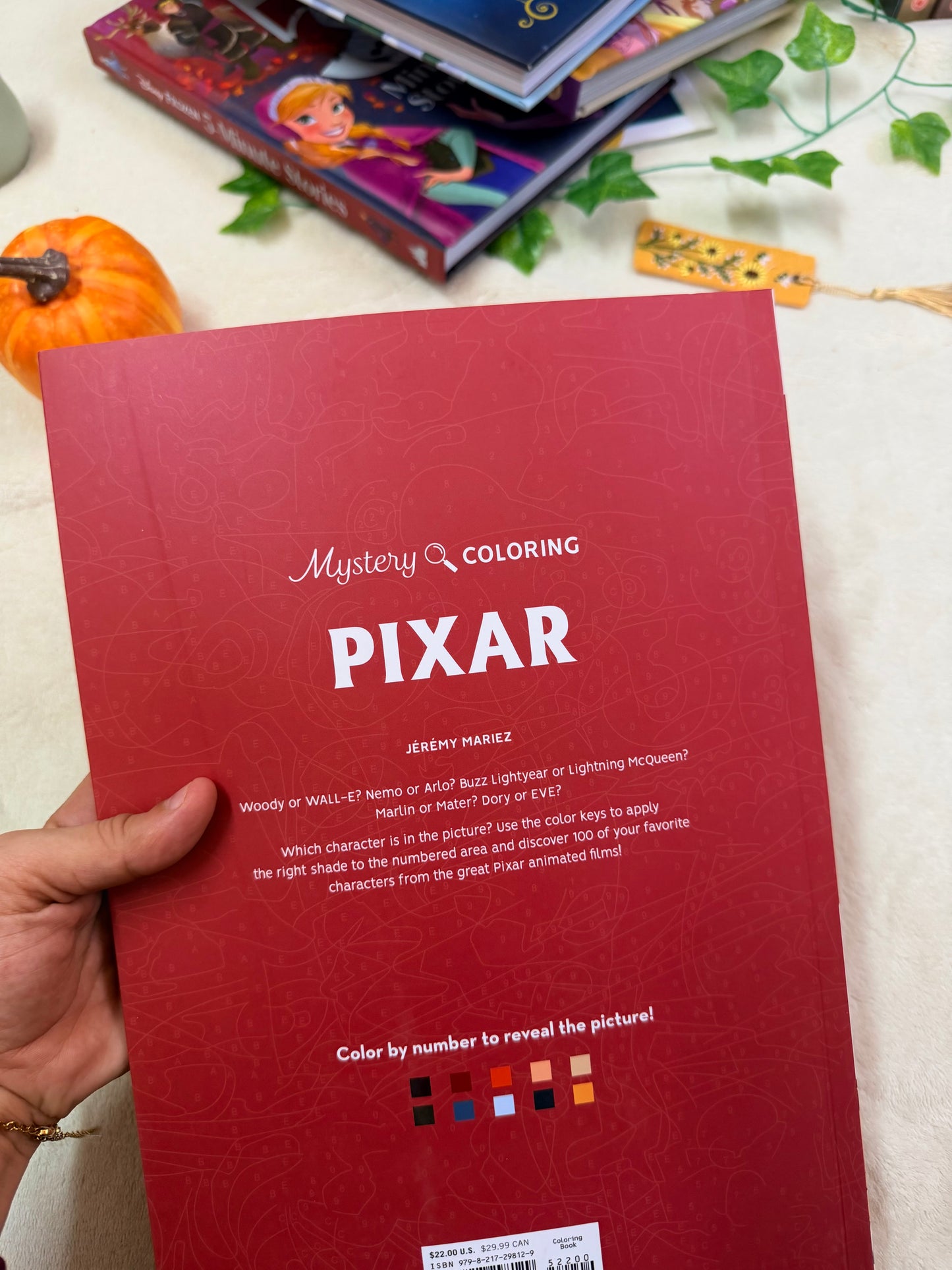 Disney Mystery Coloring: Pixar: A Color by Number Book