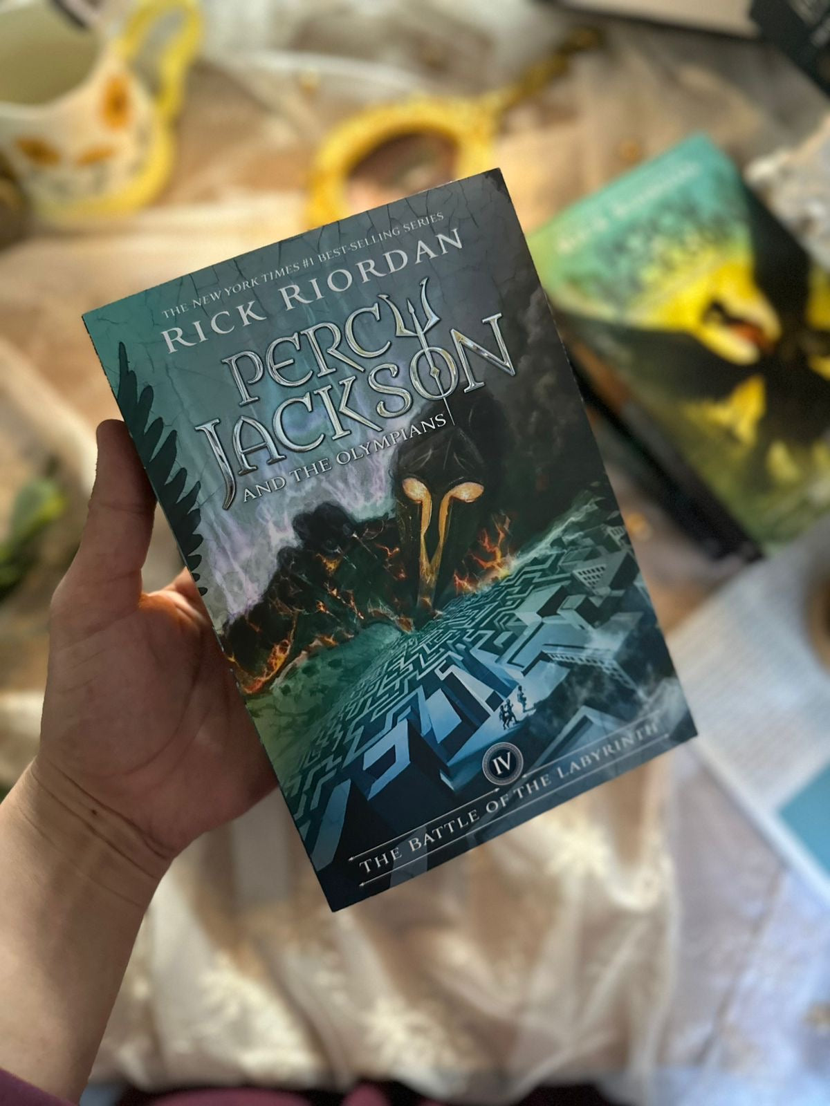 Percy Jackson and the Olympians 5 Book Paperback Boxed Set (w/poster)