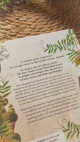 Jane Austen Escape Room