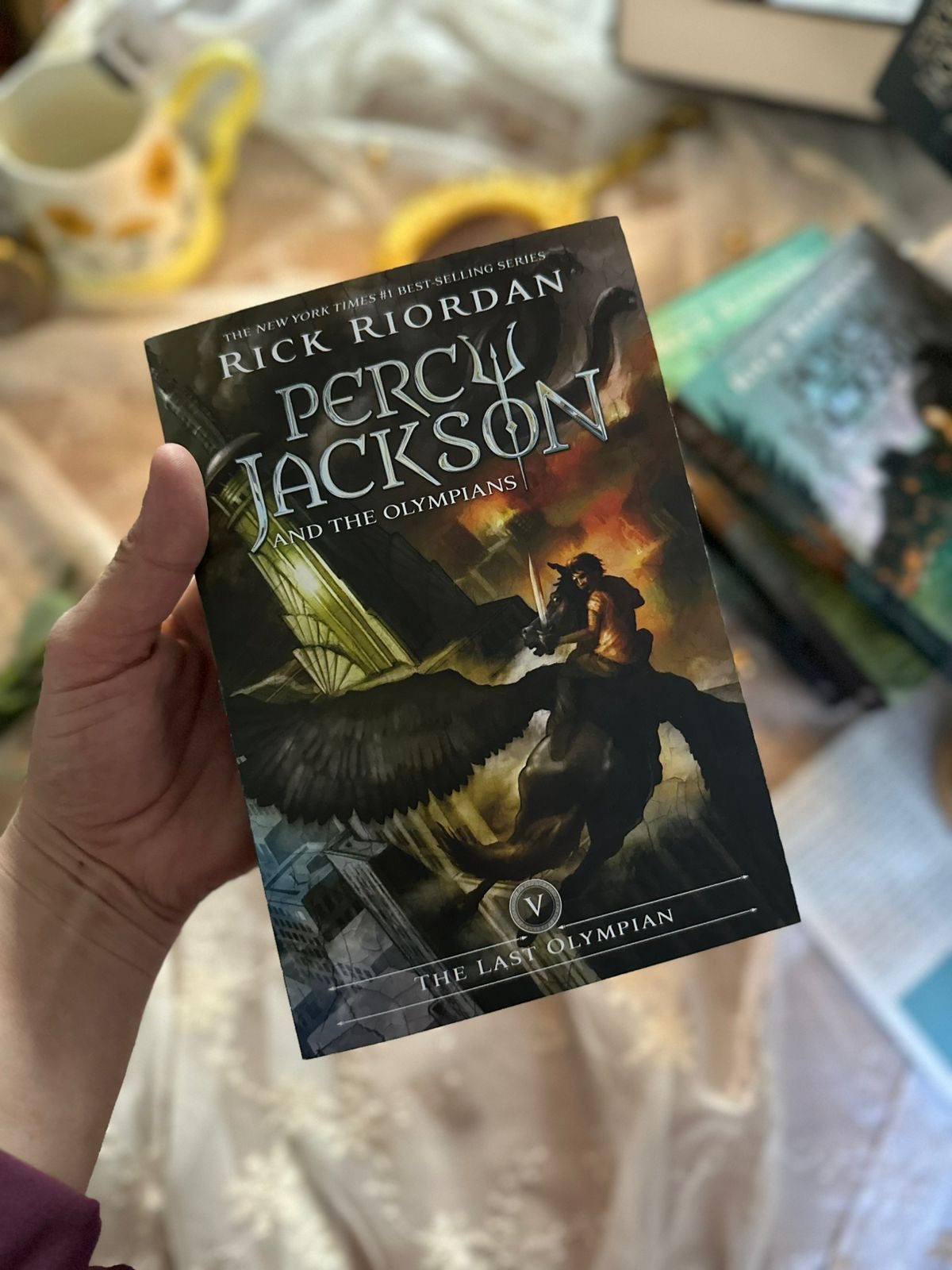 Percy Jackson and the Olympians 5 Book Paperback Boxed Set (w/poster)