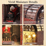 Harry Potter Hogwarts Express Book Nook Kit – DIY 3D Wooden Puzzle with LED Lights