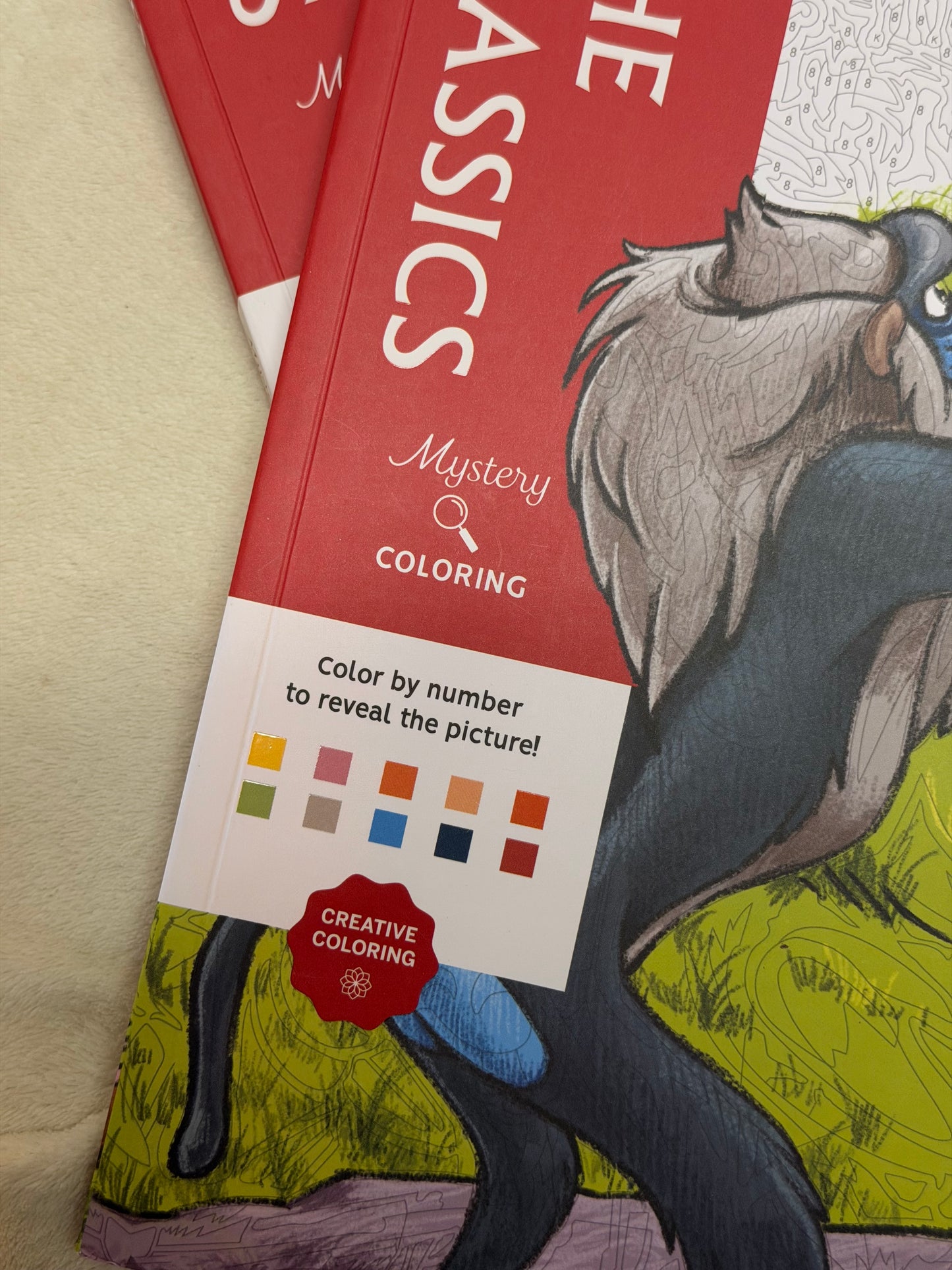 Disney Coloring Book: The Classics: A Color by Number Book