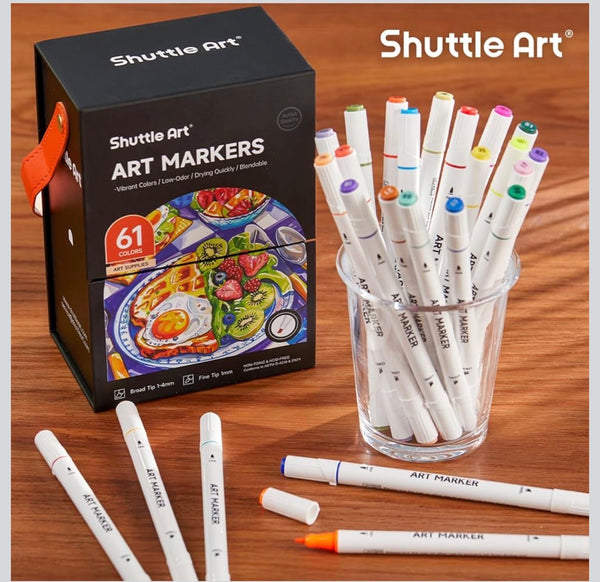 61 Colors Alcohol Markers