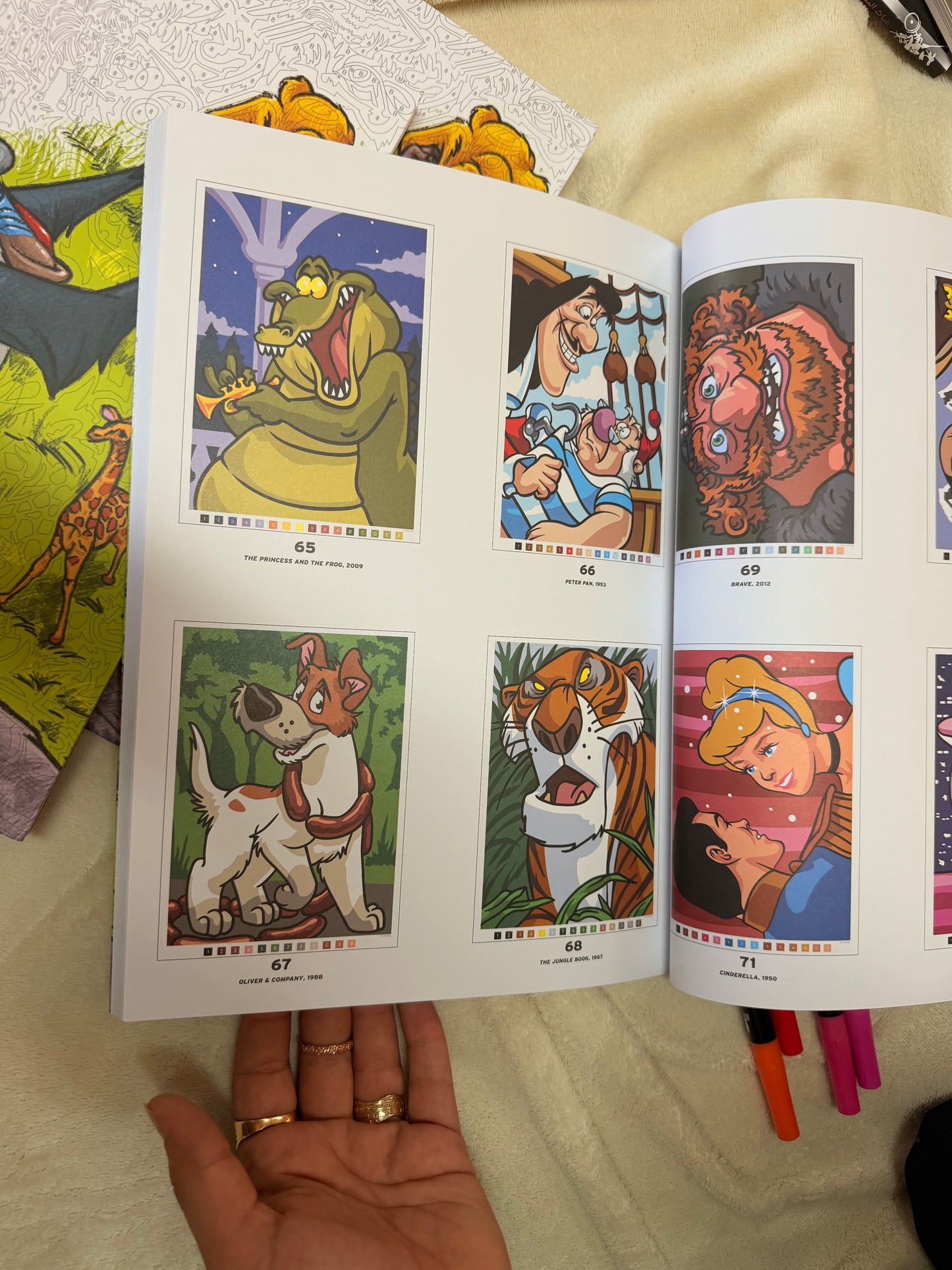 Disney Coloring Book: The Classics: A Color by Number Book