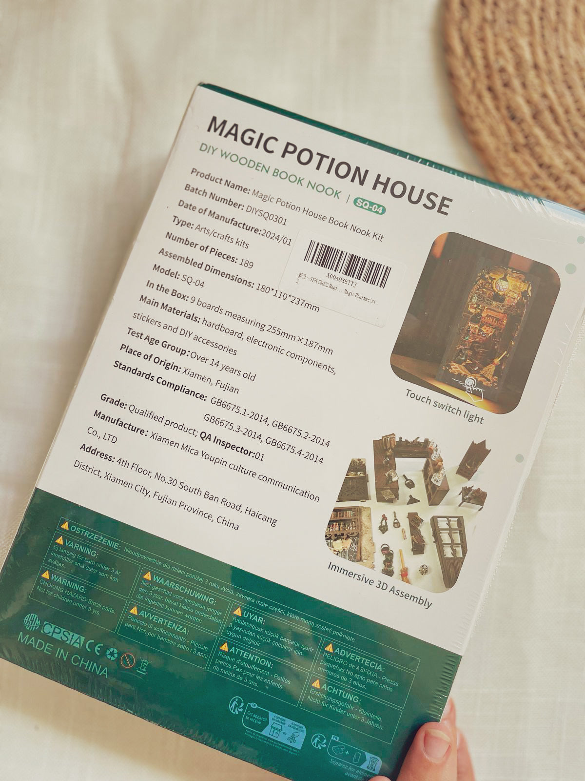Harry Potter Book Nook - Magic Potion House