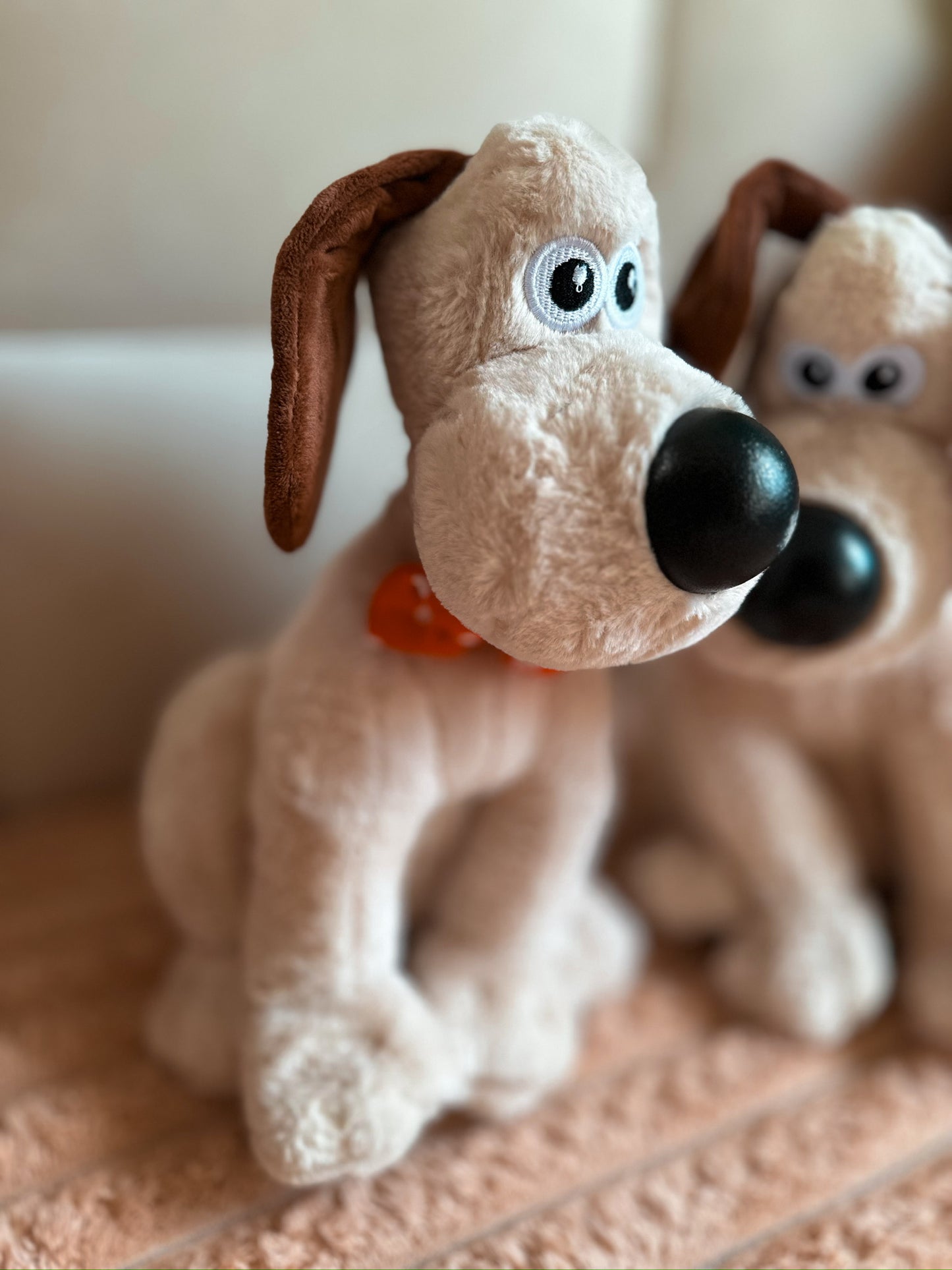 Medium size, Dog Stuffed Animal, Fluffy