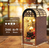 Harry Potter Hogwarts Express Book Nook Kit – DIY 3D Wooden Puzzle with LED Lights