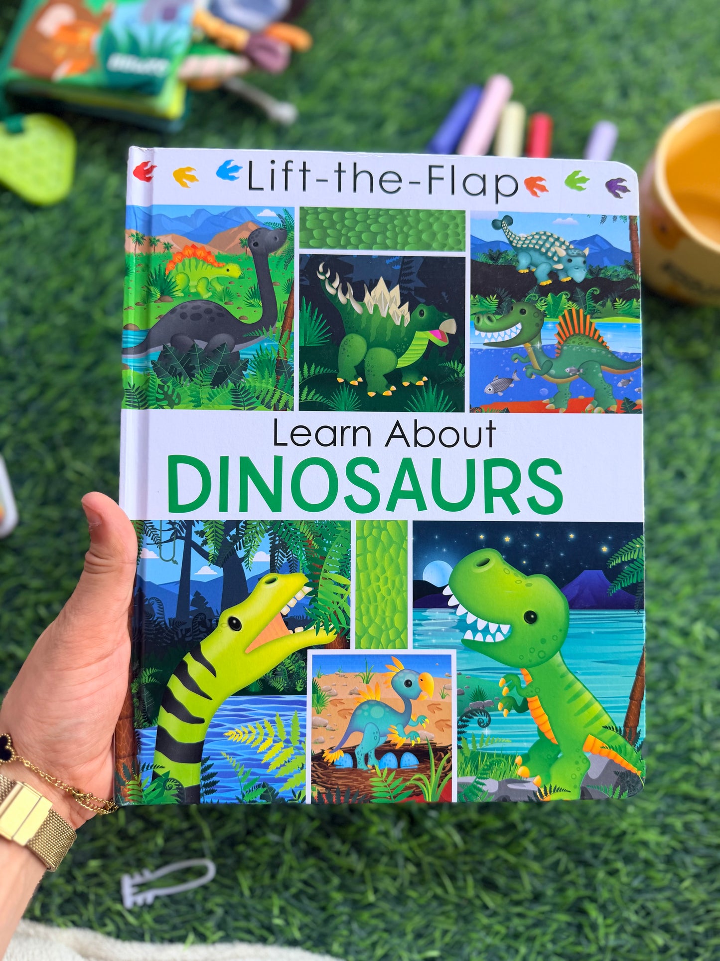 Learn About Dinosaurs - Lift the Flap Activity Kids Books - Childrens Books, Toddler Books
