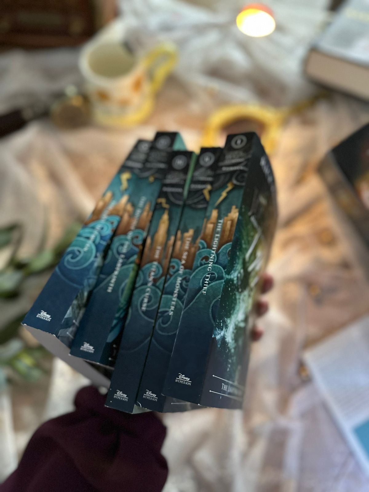 Percy Jackson and the Olympians 5 Book Paperback Boxed Set (w/poster)