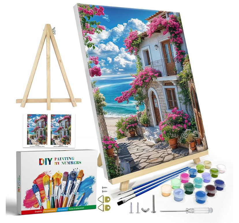 Paint by Numbers Kit | with Frame
