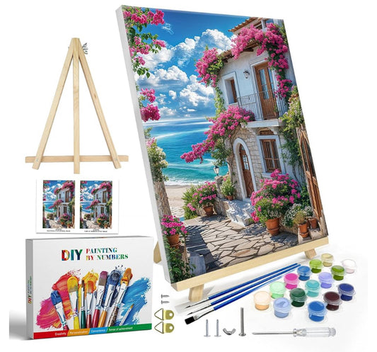 Paint by Numbers Kit | with Frame