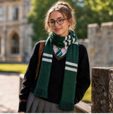 Harry Potter , Slytherin scarf , gift for wizards