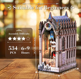 Harry Potter Hogwarts Great Hall Book Nook Kit – DIY 3D Wooden Puzzle with LED Lights