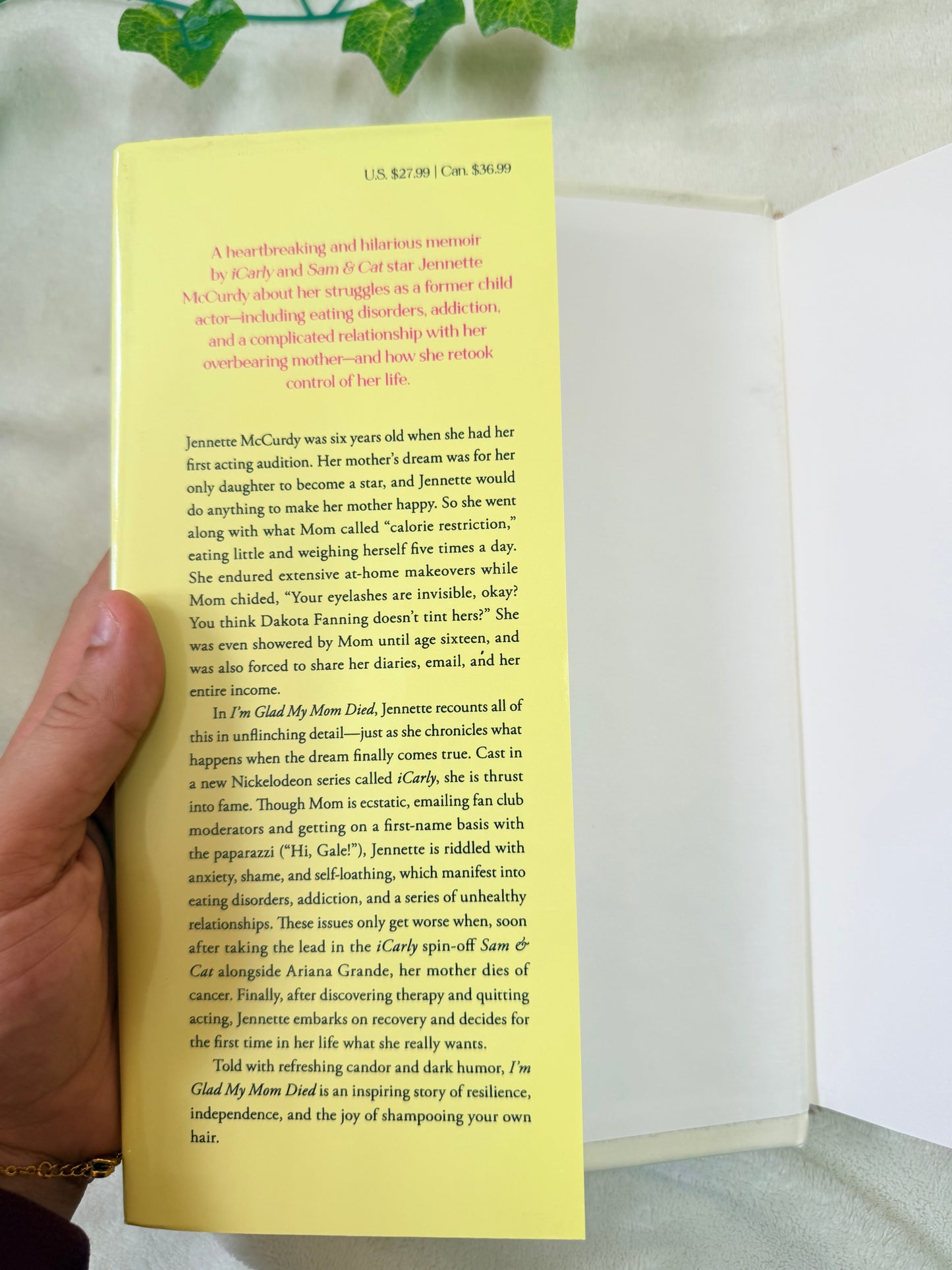 I'm Glad My Mom Died | Hardcover , Jennette McCurdy, A heartbreaking and hilarious memoir