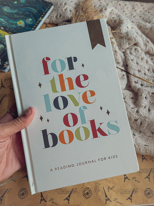 For the Love of books (Reading Journal) White color