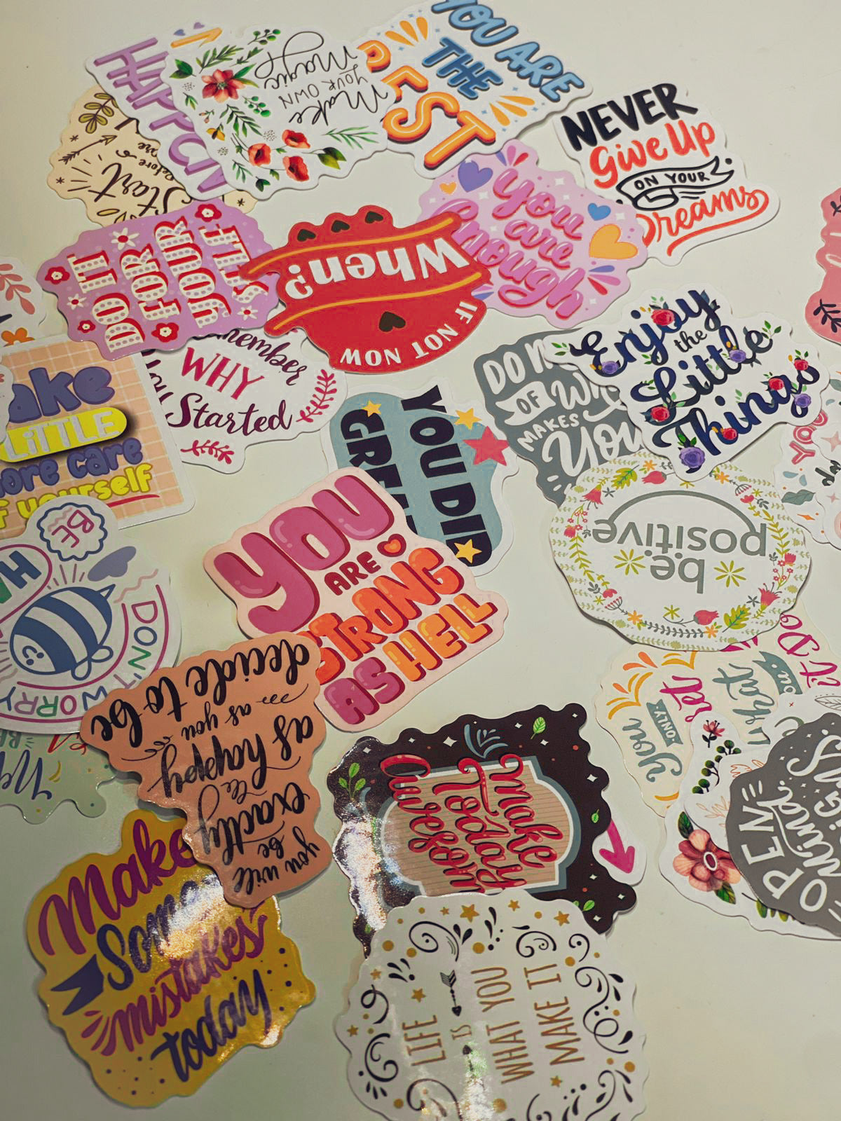 Motivational Stickers (10 Pcs)