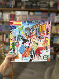 1000 Piece Puzzle - Music in Montreal Jigsaw Puzzle with Recycled Board & Vegetable-Based Ink