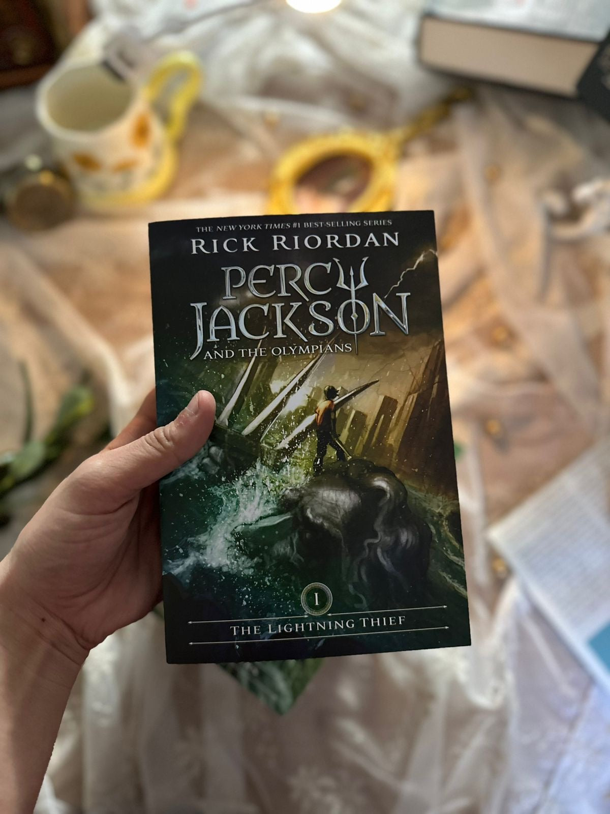 Percy Jackson and the Olympians 5 Book Paperback Boxed Set (w/poster)