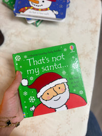 That's not my santa...: An Interactive, Sensory Touchy-Feely Holiday Book with Tactile Patches for Babies and Toddlers