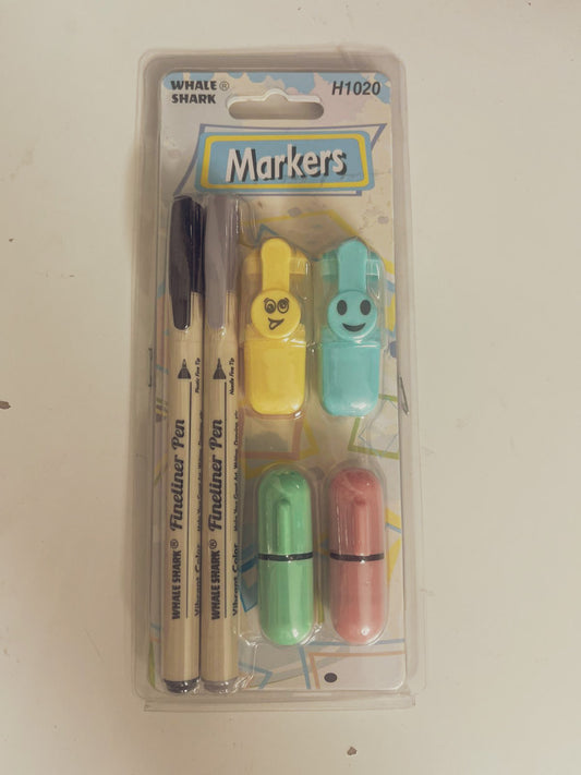 Cute Highlighters + Markers Package