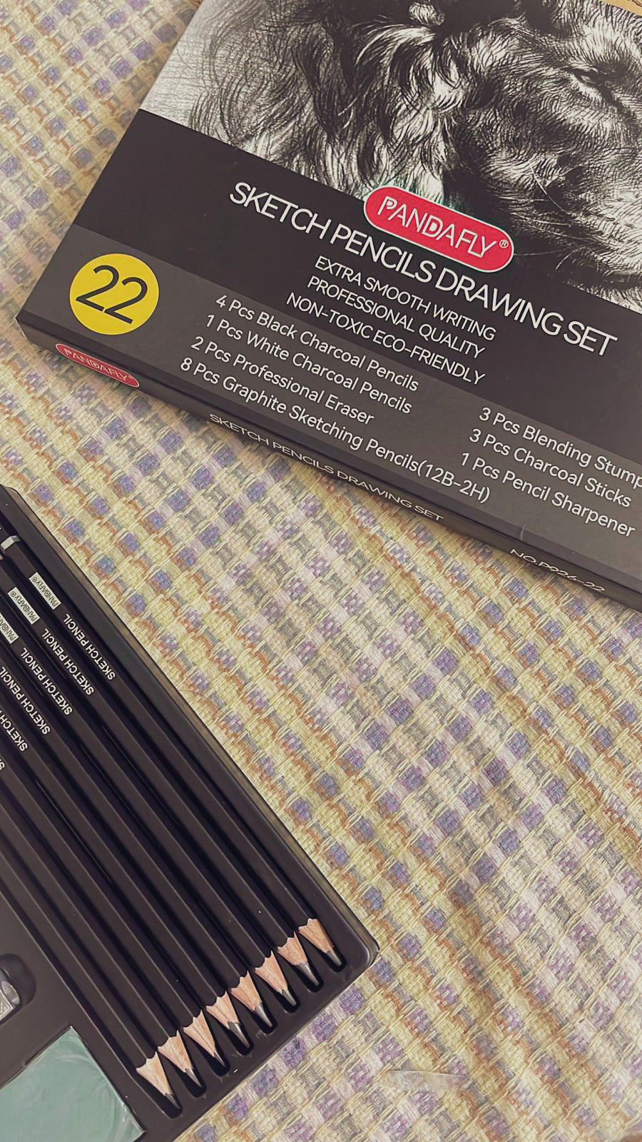 22 Pcs Drawing Sketching Pencil Set