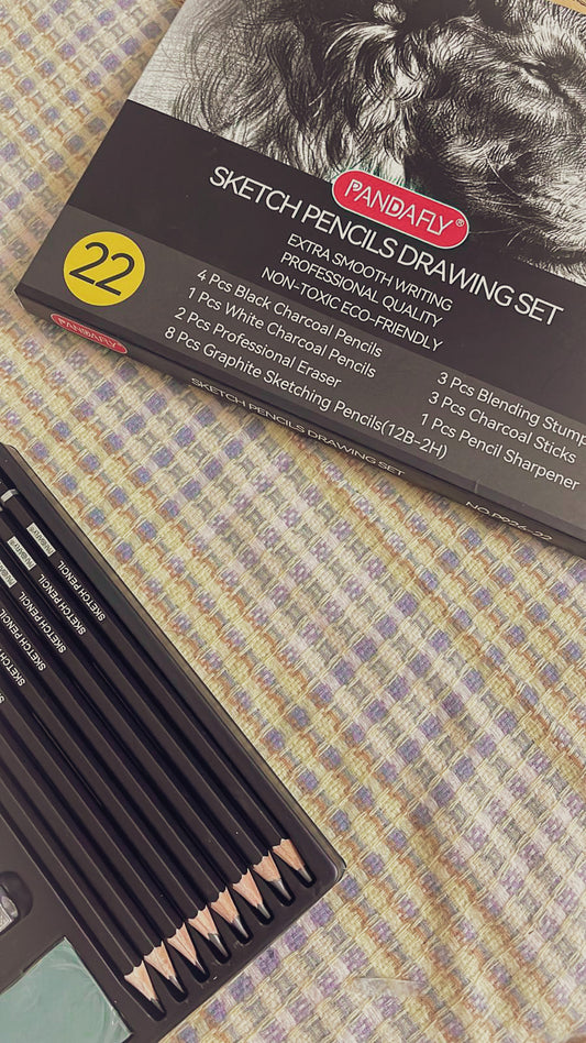 22 Pcs Drawing Sketching Pencil Set