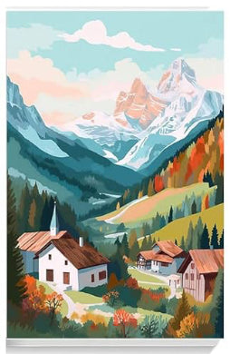 Framed Paint by Numbers Kit