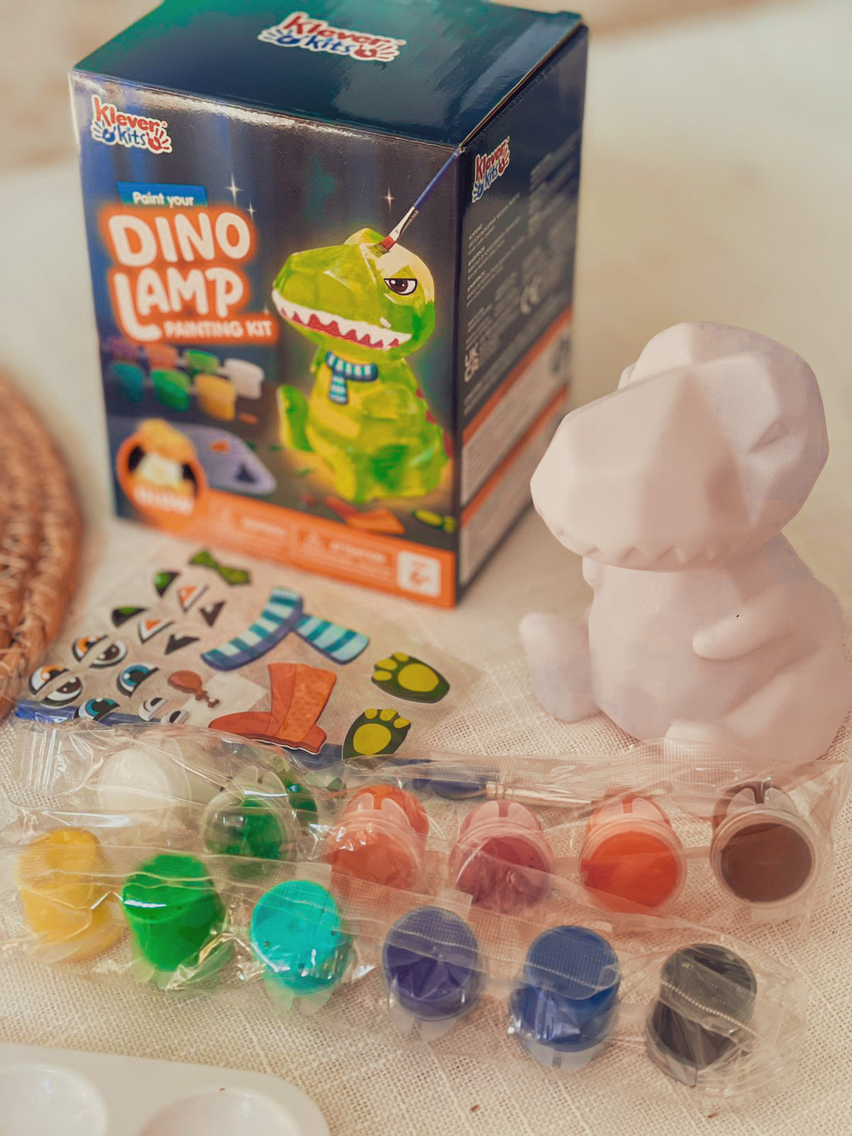 Paint Your Own Dinosaur Lamp