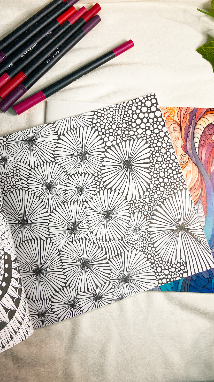 Nature Pattern Coloring book