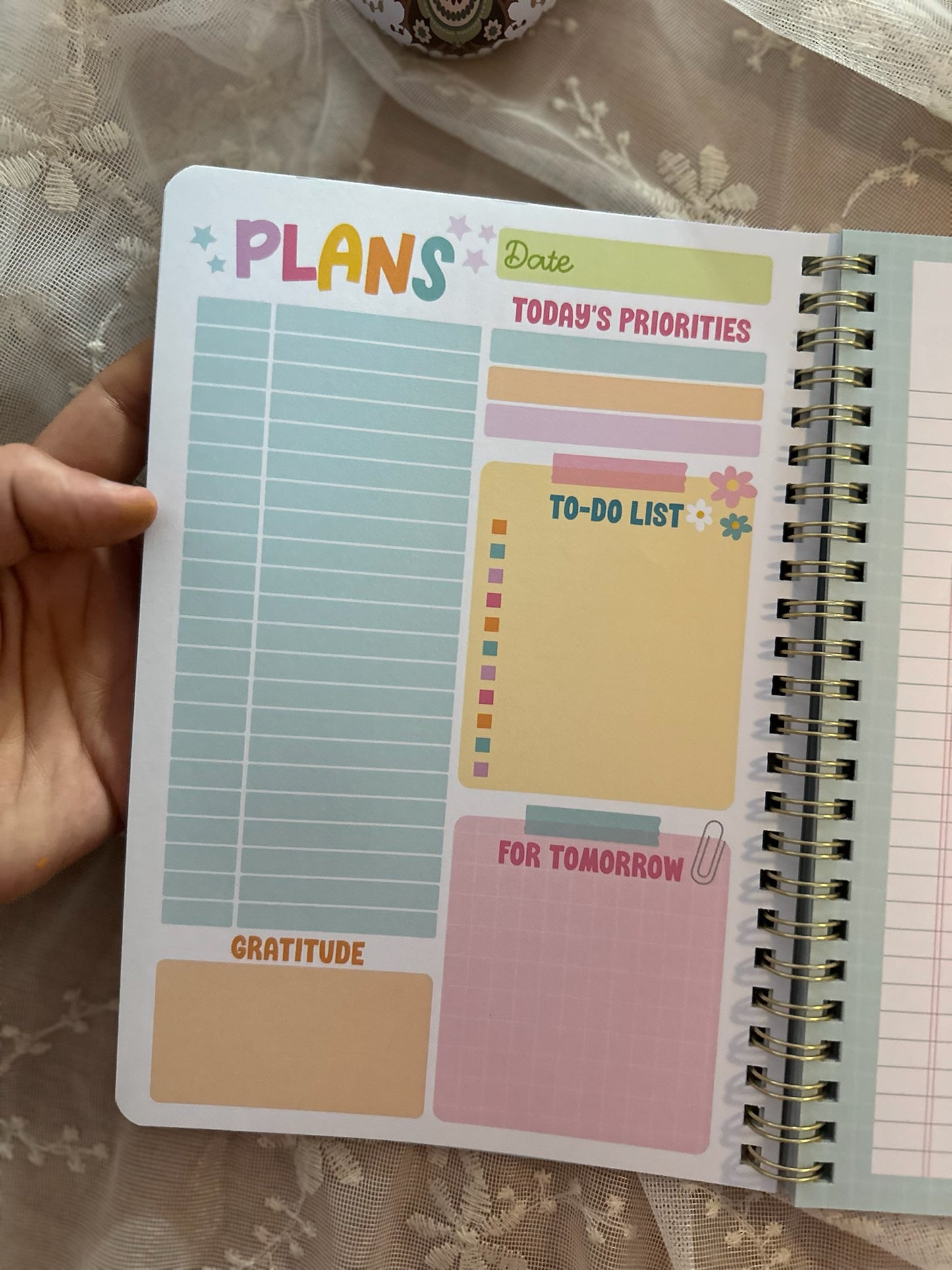 Daily Planner Undated - Undated Daily Planner with Hourly Schedule, To Do List Notebook