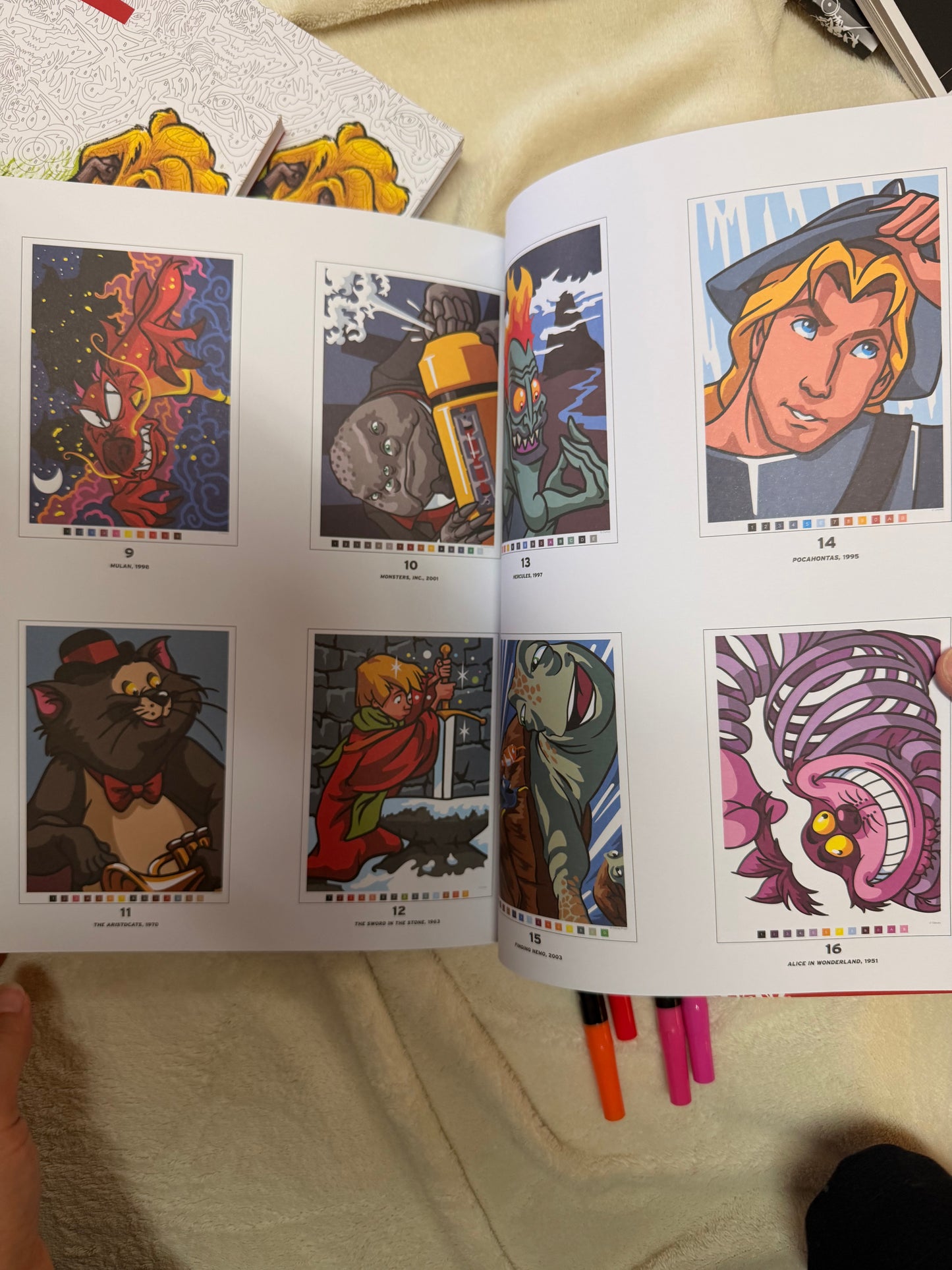 Disney Coloring Book: The Classics: A Color by Number Book
