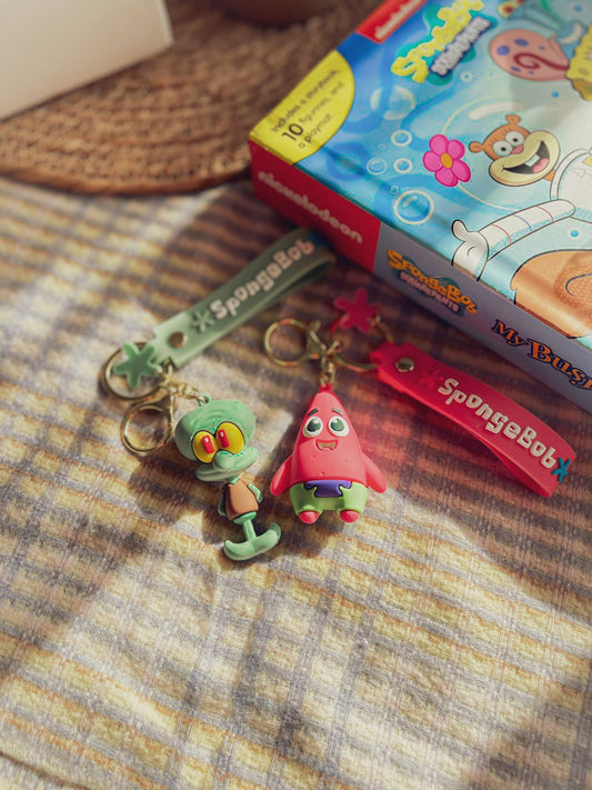 Sponge Pop Characters Keychains