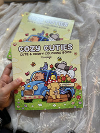 Cozy Cuties: Coloring Book for Adults and Kids (Cozy Spaces Coloring)