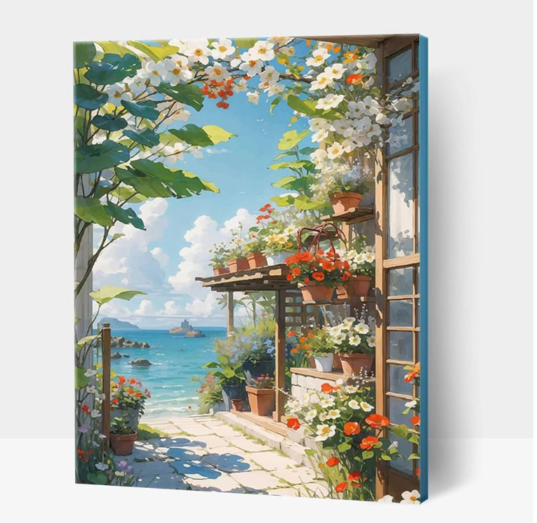 Paint by Numbers Kit -Beach 40x50 cm