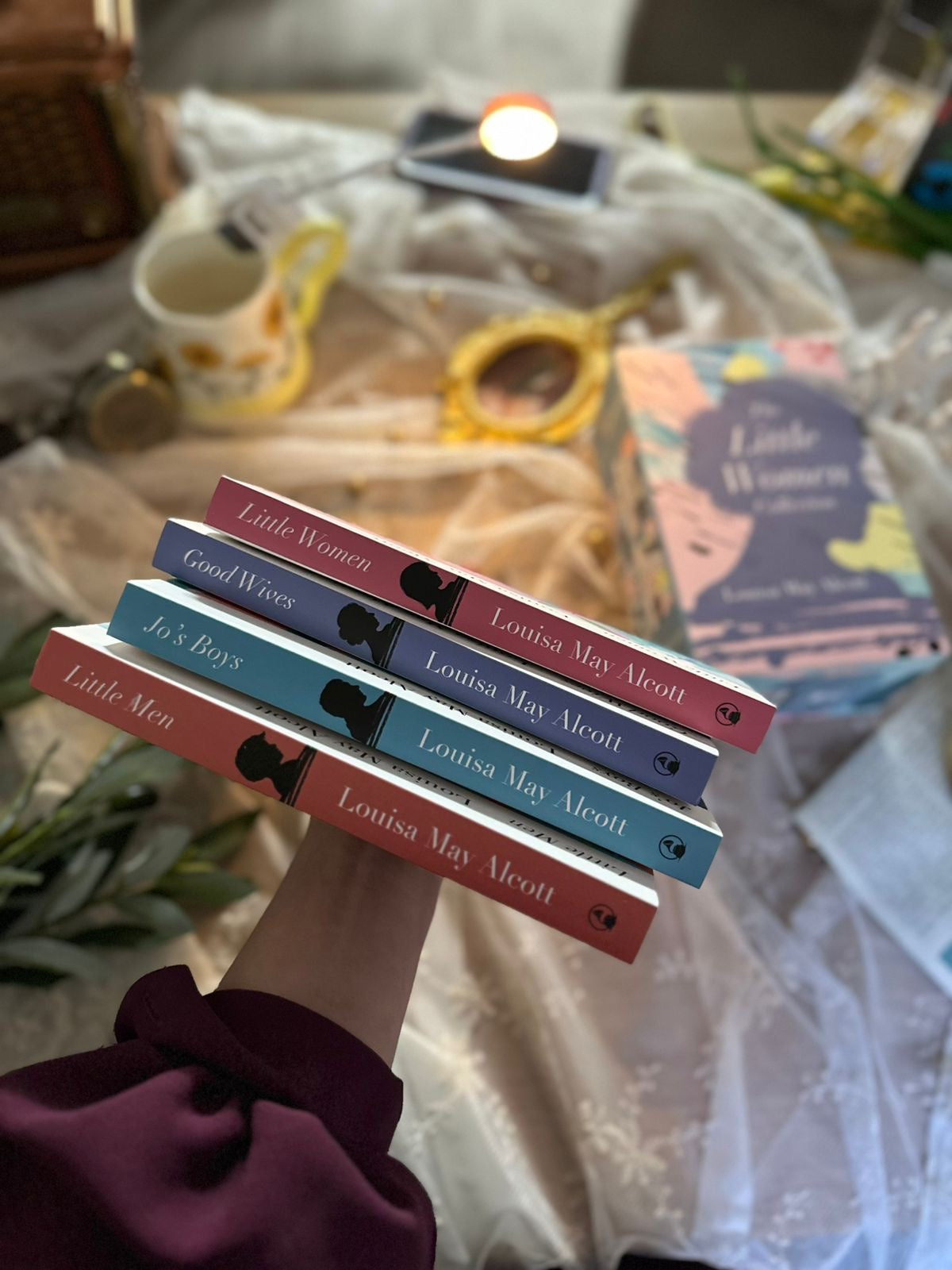 The Little Women 4 Books Collection Box Set By Louisa May Alcott (Little Women, Good Wives, Jo's Boys & Little Men)
