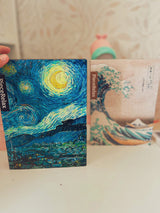 Puzzle & Journal A5 , Van Gogh Starry Night, the Great Wave